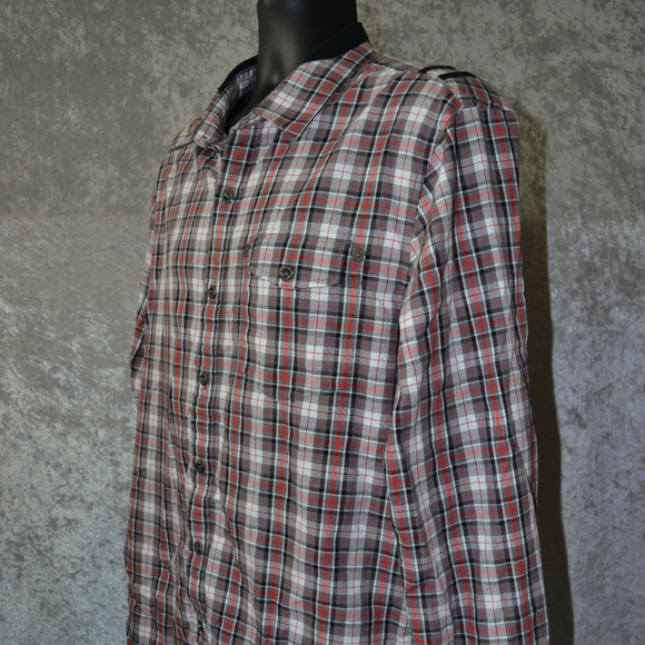 SEAN JOHN TAILORED FIT PLAID CASUAL SHIRT - Picture 5 of 8